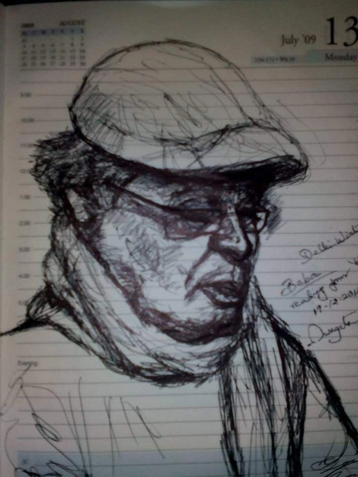 Portrait painting by Swagata Bose